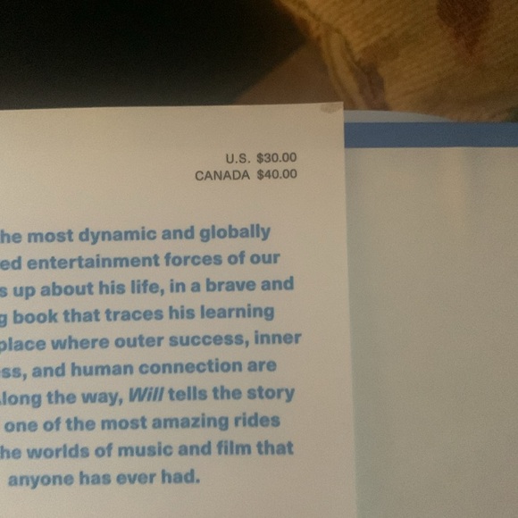 Will Hardcover Book by Will Smith and Mark Manson - Picture 3 of 3